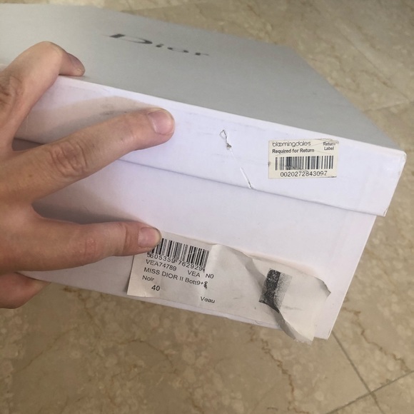 Christian Dior Black Leather Knee Boots Miss Dior SZ 40 - Picture 13 of 13